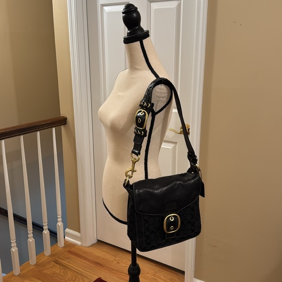 Coach Black Shoulder Bag c 2005/6 - Picture 12 of 12